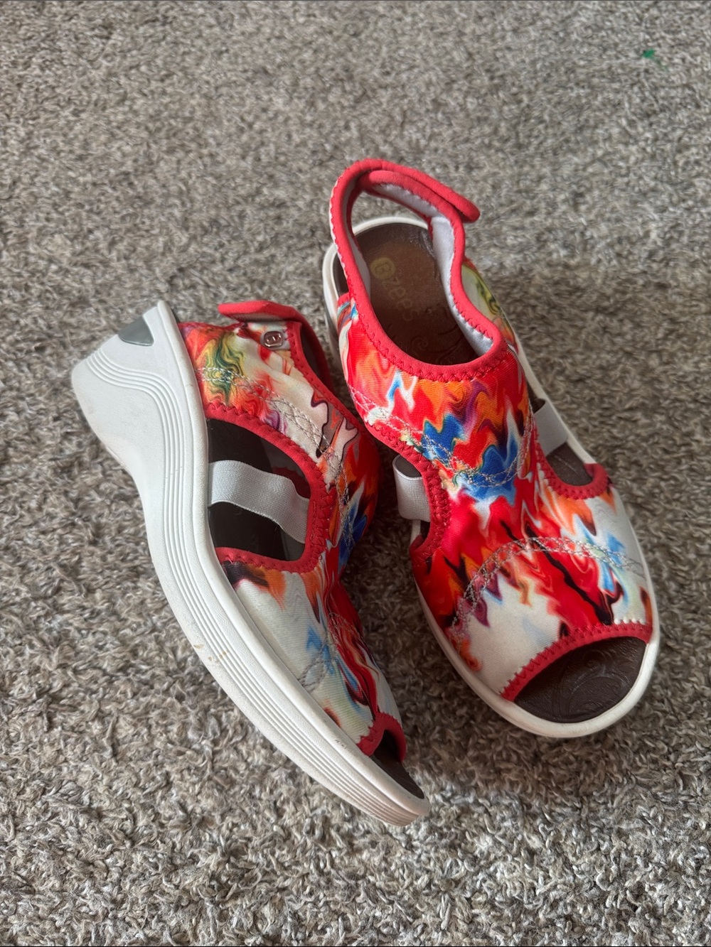 Bzees Jubilee Wedge Sandal Colorful